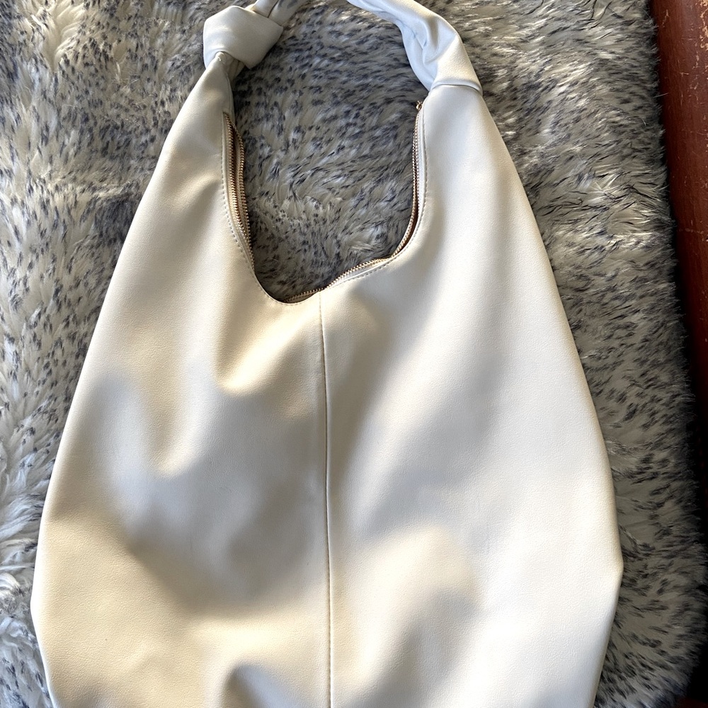 Large off white purse/hobo bag